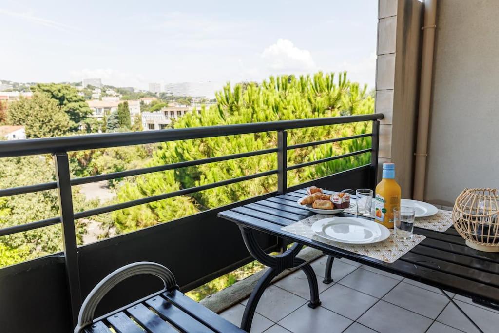 T2 Plage Prado-David, Parc Borely, Parking Privee Marseille Bagian luar foto